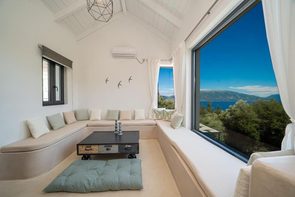 Villa Elisabeth Sea View Private Pool Fiskardo Kefalonia Katsarata Exterior photo